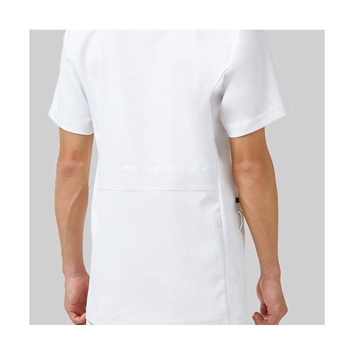 メンズスクラブ ホワイトxネイビー 4L