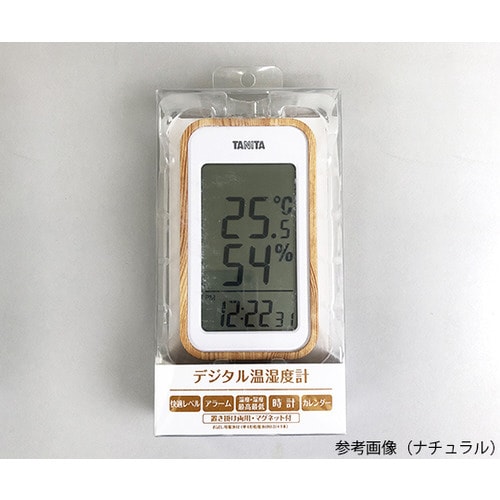 デジタル温湿度計 ブラック