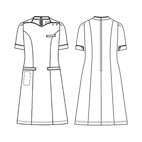 ワンピース チャコール S