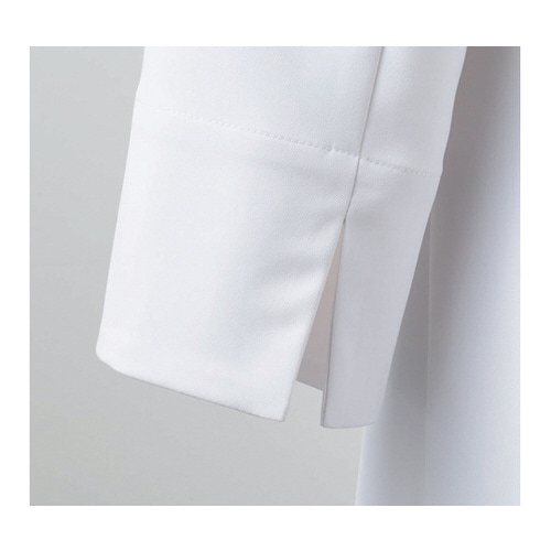 ドクターコートレディス長袖W ホワイト 3L