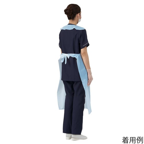 竹虎ビニールエプロンP ブルー 100枚入