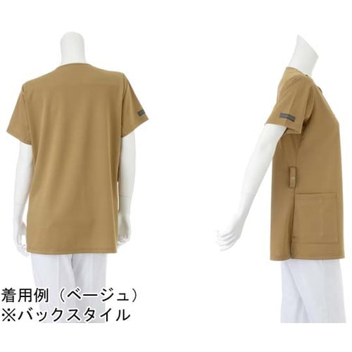 男女兼用スクラブ ピンク LL