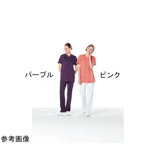 男女兼用スクラブ ピンク LL