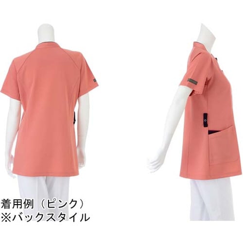 男女兼用スクラブ ピンク M