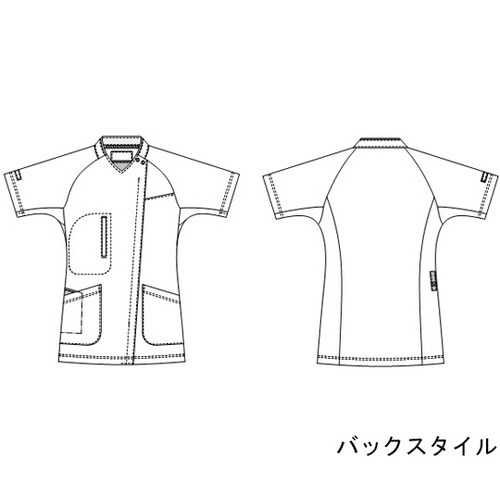 男女兼用スクラブ ピンク M