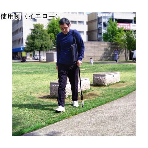 立てられるつえ「クロスポッド」 ブルー