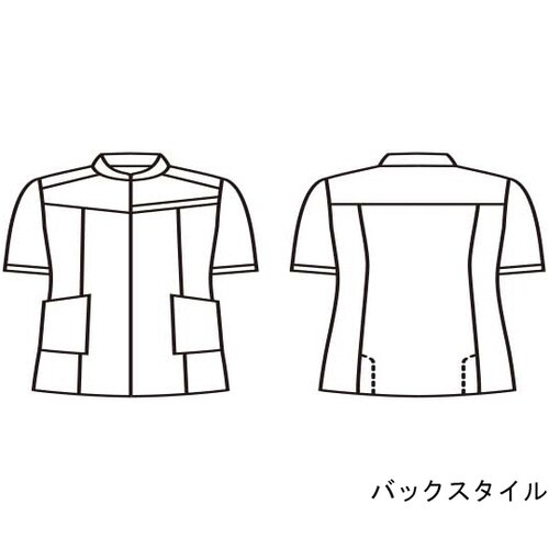 ジャケット メンズ 半袖 白/ネイビー LL