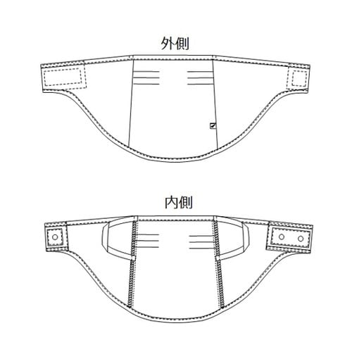 ネックカバー クリーム M 2枚入