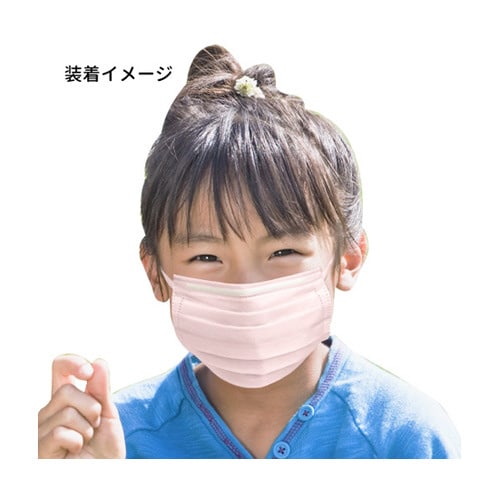 こども用ぴんくのやさしいマスク