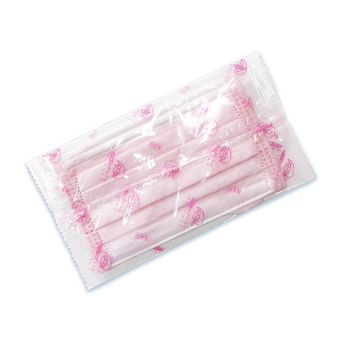 こども用ぴんくのやさしいマスク