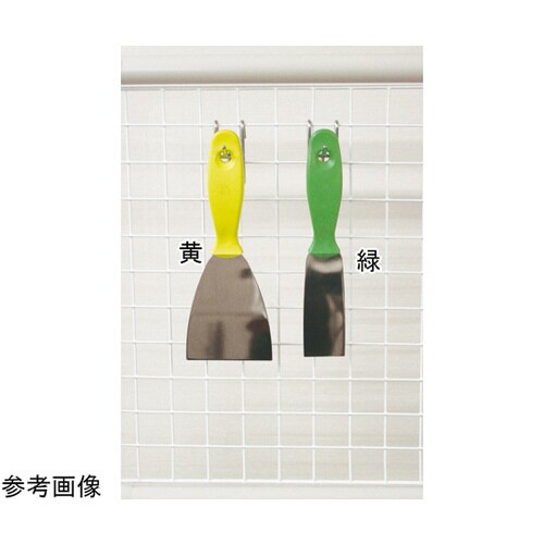 バーキンタX ステンレス スパチュラ 小 緑