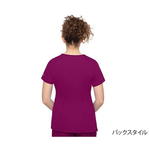 スクラブトップス LL相当 ワイン