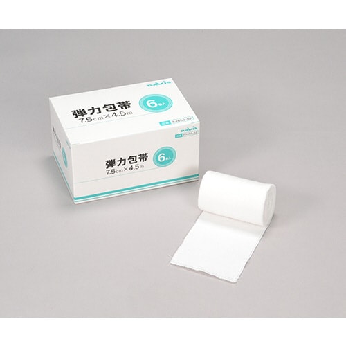 弾力包帯 75mm×4.5m 1袋×6巻入