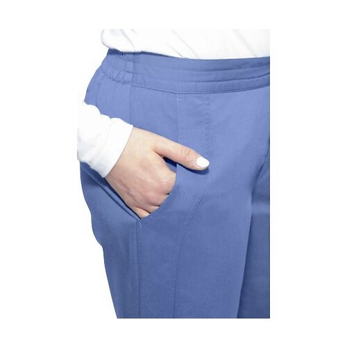 スクラブパンツ M相当 ライトブルー