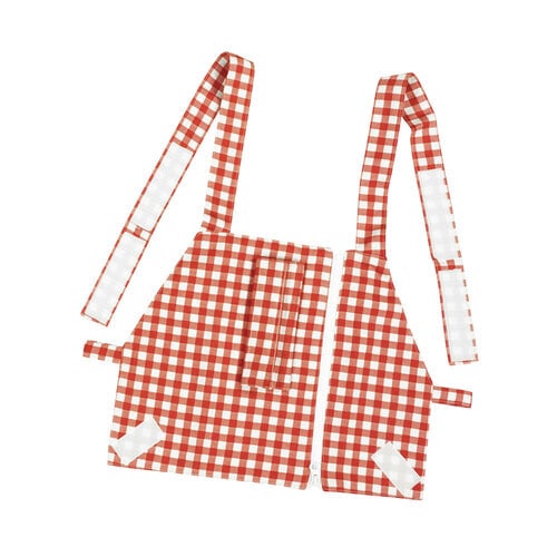 酸素吸入用エプロン(ちえプロン) 小児用 レッド