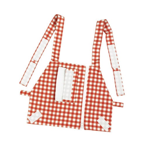 酸素吸入用エプロン(ちえプロン) 小児用 レッド