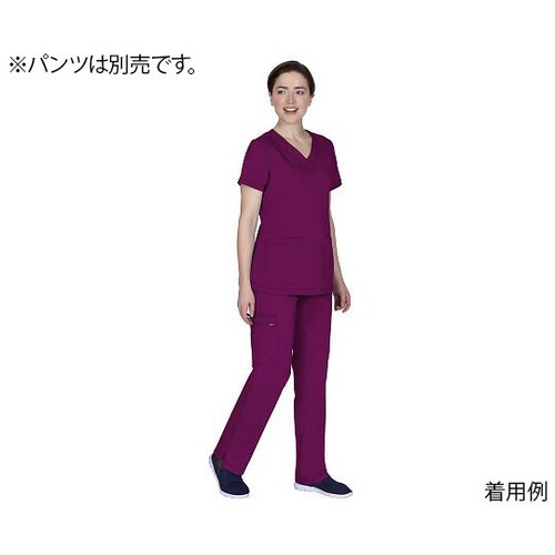 スクラブトップス L相当 ワイン