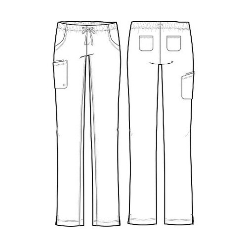 スクラブパンツ M相当 グレー