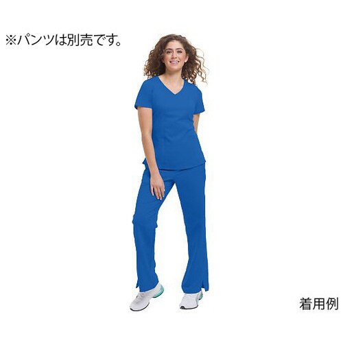 スクラブトップス LL相当 ロイヤルブルー