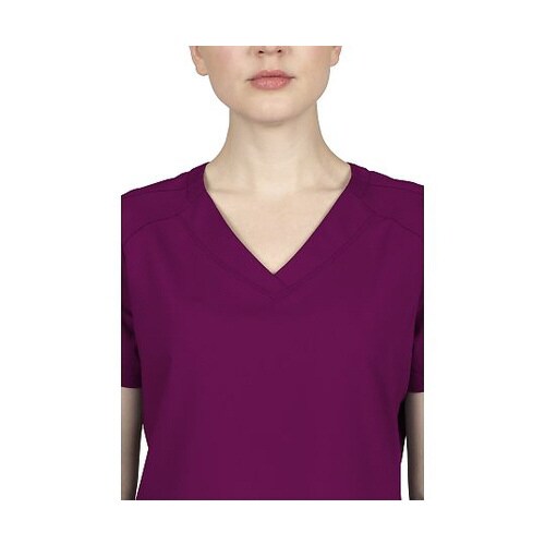 スクラブトップス M相当 ワイン