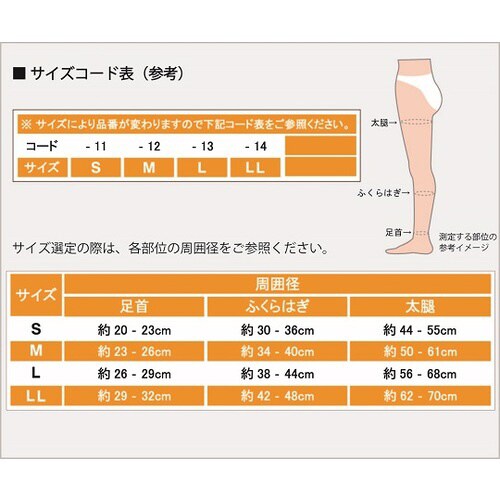 弾性ストッキング(ストッキング) クローズトゥ L