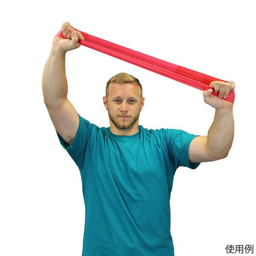 ループバンド(ラテックス製) 508mm レッド