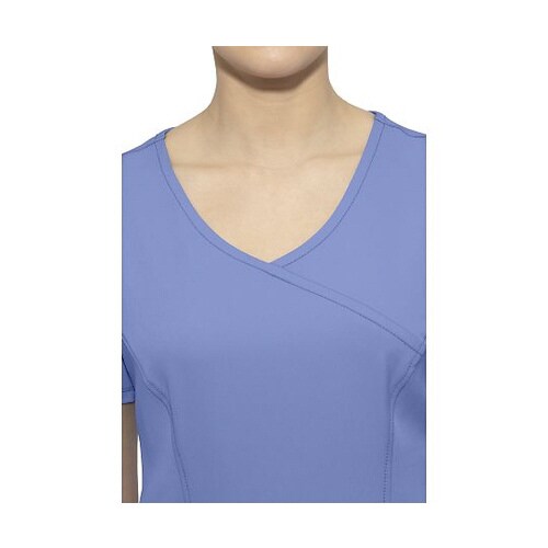 スクラブトップス M相当 ライトブルー