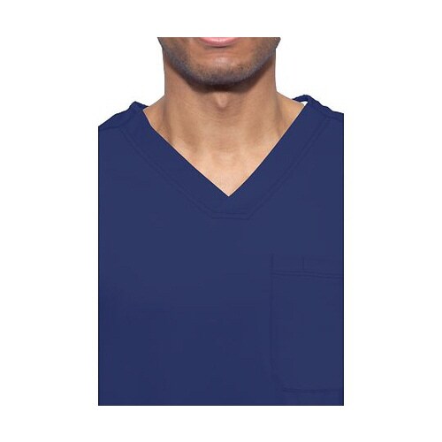 スクラブトップス L相当 ネイビー