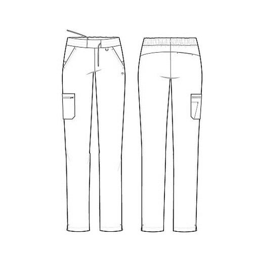 スクラブパンツ L相当 ロイヤルブルー