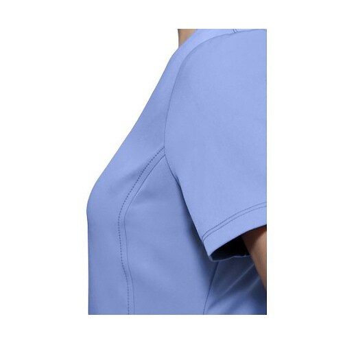 スクラブトップス M相当 ライトブルー