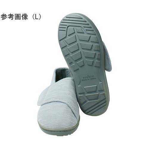 介護シューズ マジックテープタイプ グレー M