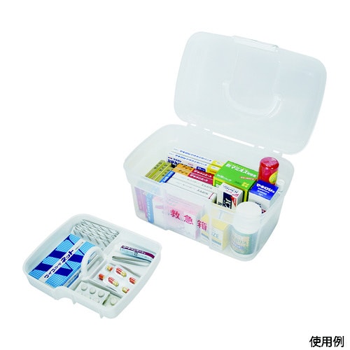 キャリング救急箱 クリア