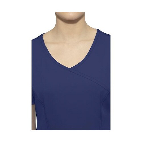 スクラブトップス L相当 ネイビー