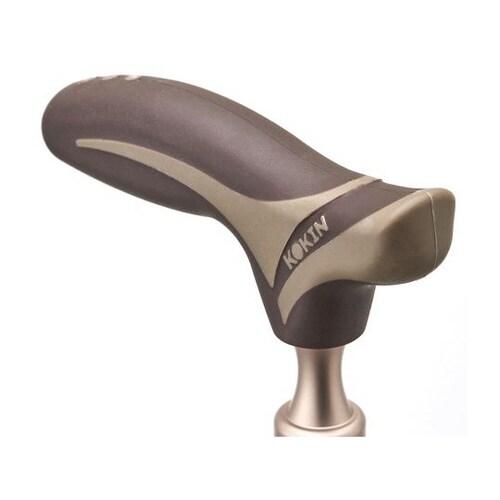 抗菌ステッキ 伸縮杖 ブラウン/ブラウン