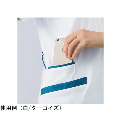 スクラブ 着丈76 胸囲110 肩幅46 袖丈24