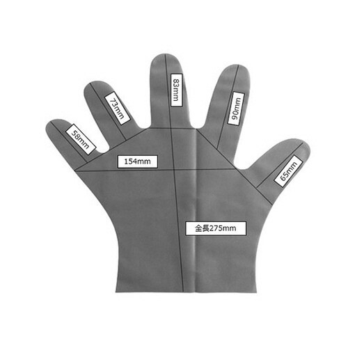 ナビロール抗菌ポリエチ手袋 M 100枚入