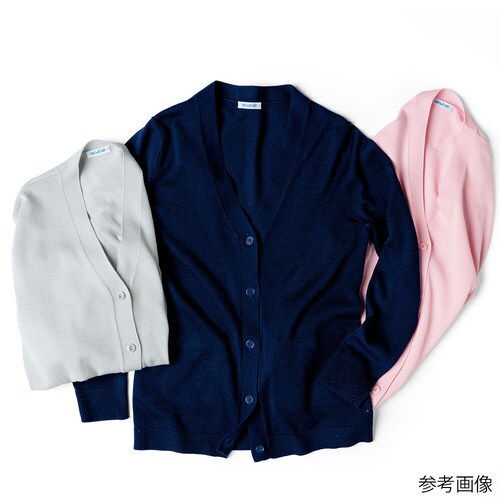 レディースカーディガン ネイビー 4L