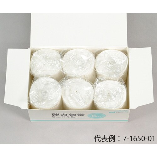 弾力包帯 100mm×4.5m 1袋×6巻入