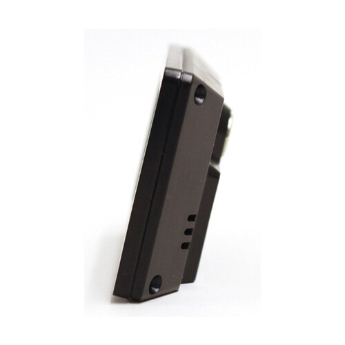 おうちルーム温湿度計 スリム ブラック