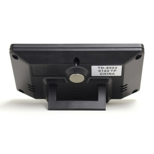 おうちルーム温湿度計 スリム ブラック