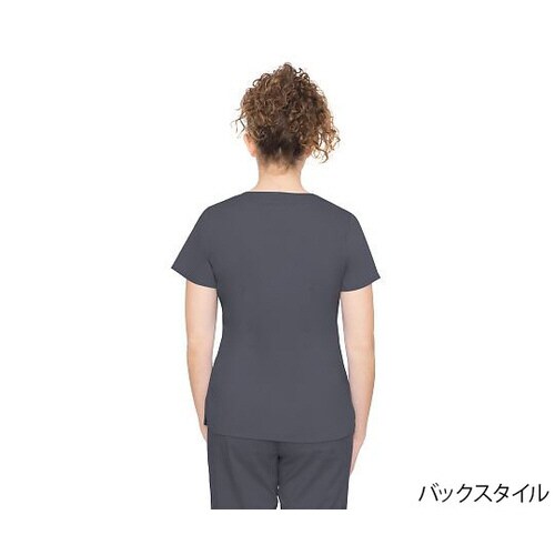 スクラブトップス L相当 グレー