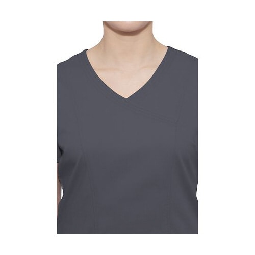 スクラブトップス L相当 グレー