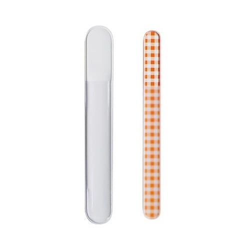 ガラスの爪やすり オレンジ