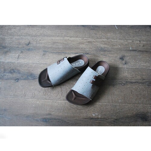 ルームサンダル グレー M(23.0‐23.5)