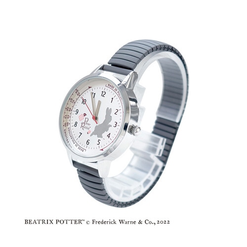 ピーターラビット? ナースジャバラウォッチ グレー