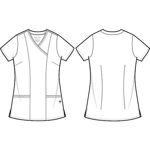 スクラブトップス M相当 グレー