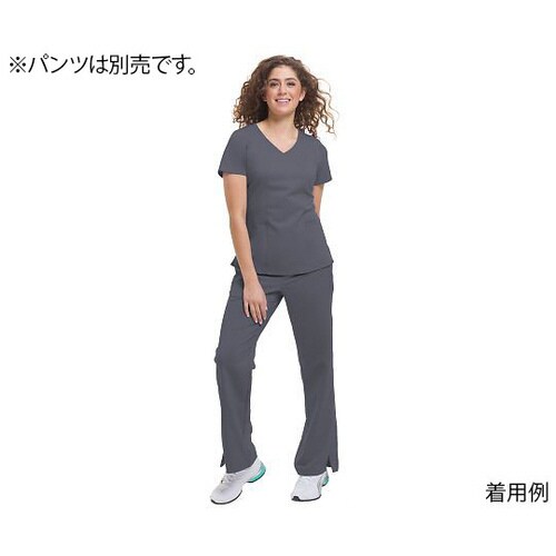 スクラブトップス M相当 グレー