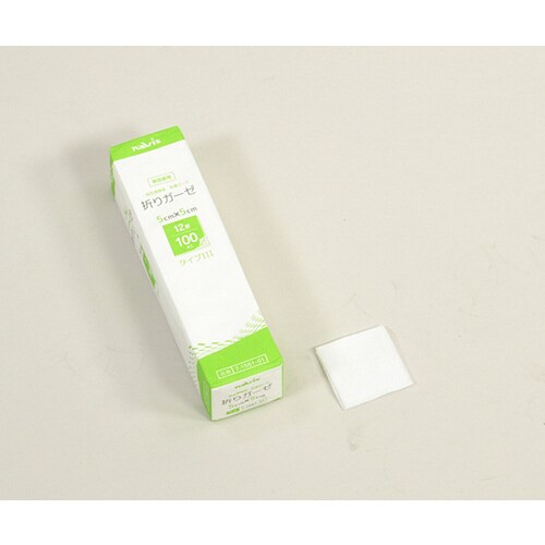 折りガーゼ 12折 50×50mm 100枚入