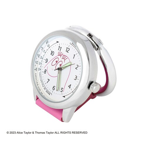 バーバパパ カラビナ付きウォッチ ピンク