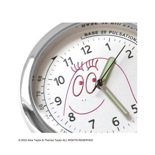 バーバパパ カラビナ付きウォッチ ピンク